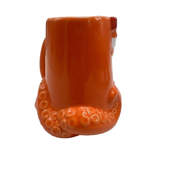 Finding Nemo Finding Dory Octopus Hank Mug Pixar 16 Oz 3D Orange - Picture 4 of 10